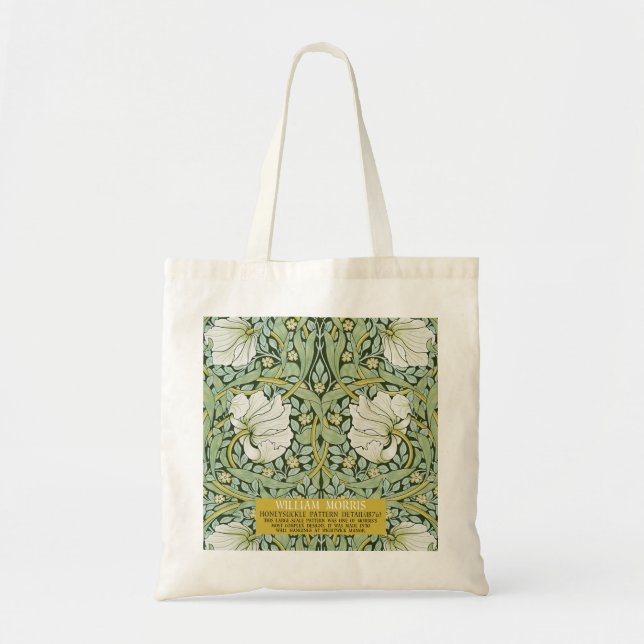 Pimpernel Design by William Morris Tote Bag (Front)