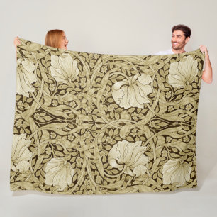 Pimpernel Gold, William Morris Fleece Blanket
