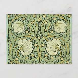 Pimpernel (green) by William Morris Postcard