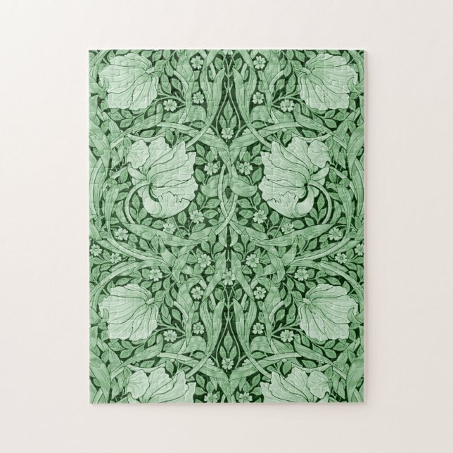 Pimpernel Green, William Morris Jigsaw Puzzle (Vertical)