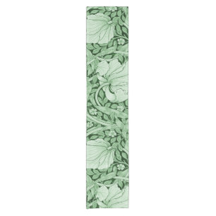 Pimpernel Green, William Morris Short Table Runner