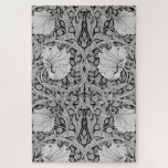Pimpernel Grey Monotone, William Morris Jigsaw Puzzle<br><div class="desc">William Morris (24 March 1834 – 3 October 1896) was a British textile designer, poet, novelist, translator, and socialist activist associated with the British Arts and Crafts Movement. He was a major contributor to the revival of traditional British textile arts and methods of production. His literary contributions helped to establish...</div>