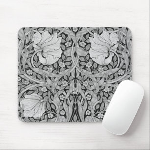 Pimpernel Grey Monotone, William Morris Mouse Mat