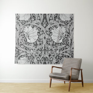 Pimpernel Grey Monotone, William Morris Tapestry