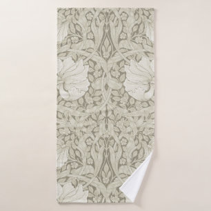 Pimpernel Ivory, William Morris Bath Towel