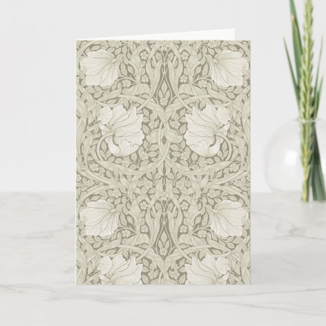 Pimpernel Ivory, William Morris Card (Front)