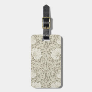Pimpernel Ivory, William Morris Luggage Tag