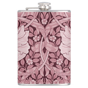Pimpernel Maroon, William Morris Hip Flask