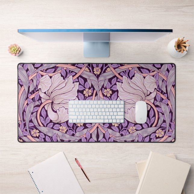 Pimpernel Purple, William Morris Desk Mat (Office 1)