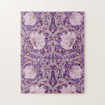 Pimpernel Purple, William Morris Jigsaw Puzzle<br><div class="desc">William Morris (24 March 1834 – 3 October 1896) was a British textile designer, poet, novelist, translator, and socialist activist associated with the British Arts and Crafts Movement. He was a major contributor to the revival of traditional British textile arts and methods of production. His literary contributions helped to establish...</div>
