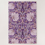 Pimpernel Purple, William Morris Jigsaw Puzzle<br><div class="desc">William Morris (24 March 1834 – 3 October 1896) was a British textile designer, poet, novelist, translator, and socialist activist associated with the British Arts and Crafts Movement. He was a major contributor to the revival of traditional British textile arts and methods of production. His literary contributions helped to establish...</div>