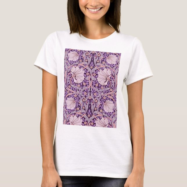 Pimpernel Purple, William Morris T-Shirt (Front)