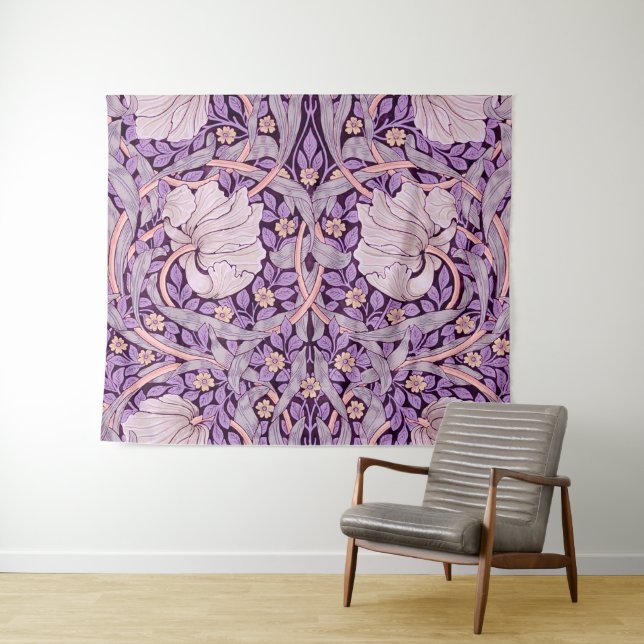 Pimpernel Purple, William Morris Tapestry (In Situ (Horizontal))