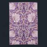 Pimpernel Purple, William Morris Tea Towel<br><div class="desc">William Morris (24 March 1834 – 3 October 1896) was a British textile designer, poet, novelist, translator, and socialist activist associated with the British Arts and Crafts Movement. He was a major contributor to the revival of traditional British textile arts and methods of production. His literary contributions helped to establish...</div>