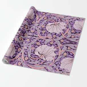Pimpernel Purple, William Morris Wrapping Paper
