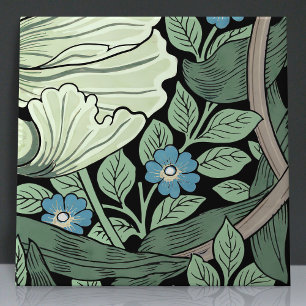 Pimpernel Seamless 10 of 12 Sage Green Blue Tile