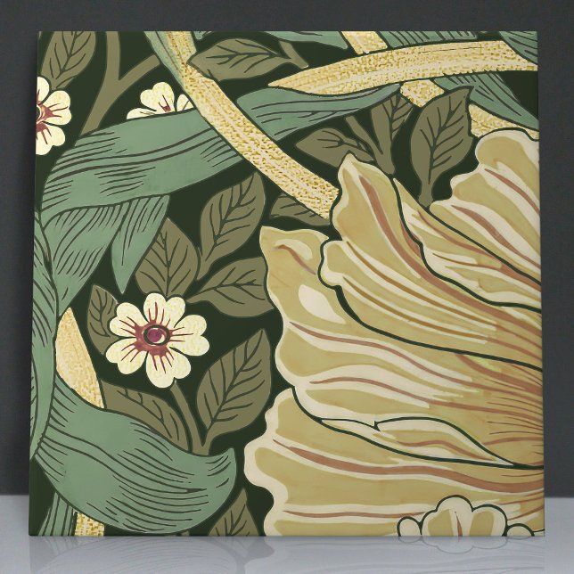 Pimpernel Seamless 1 of 12 Faux Gold & Sage Green Tile (Creator Uploaded)