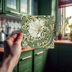 Pimpernel Seamless 2/2 William Morris Arts Crafts Tile