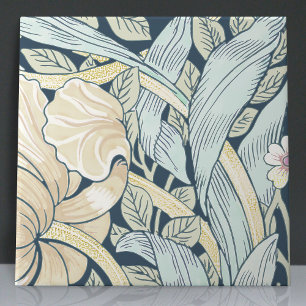 Pimpernel Seamless 2 of 12 Faded Blue Yellow Tile