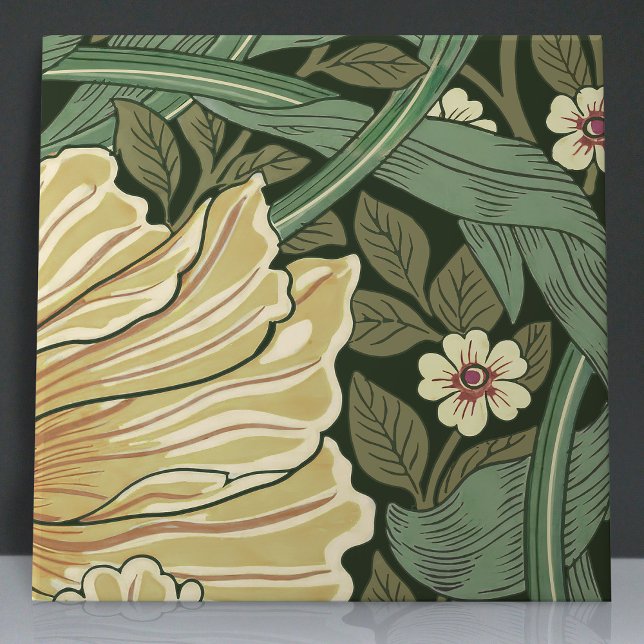 Pimpernel Seamless 4 of 12 Warm Yellow Sage Green Tile (Creator Uploaded)