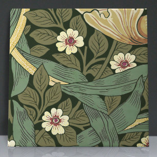 Pimpernel Seamless 5 of 12 Faux Gold & Sage Green Tile