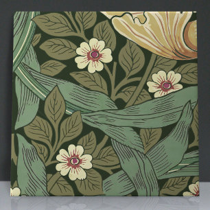 Pimpernel Seamless 5 of 12 Warm Yellow Sage Green Tile