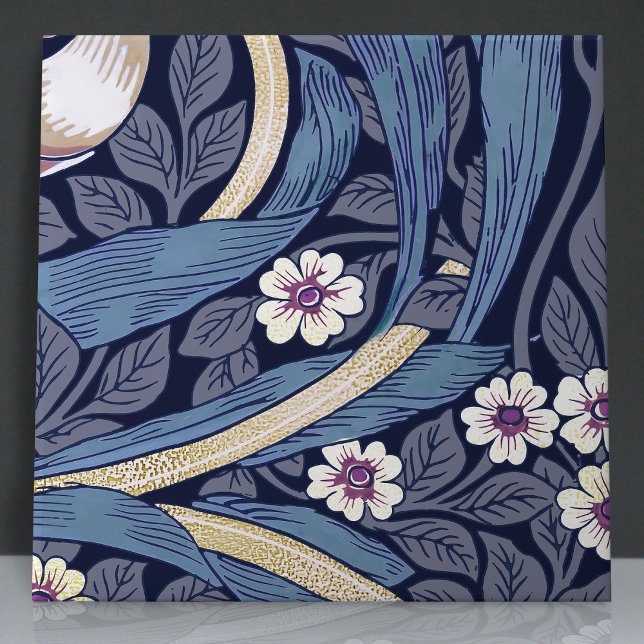 Pimpernel Seamless 6 of 12 Dusty Blue & Warm White Tile (Creator Uploaded)