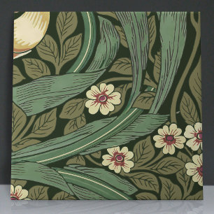 Pimpernel Seamless 6 of 12 Warm Yellow Sage Green Tile