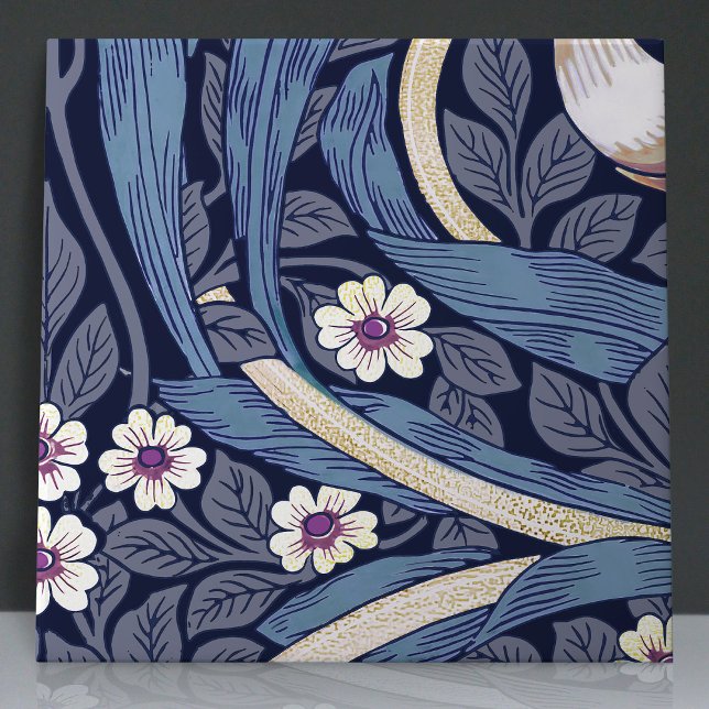 Pimpernel Seamless 7 of 12 Dusty Blue & Warm White Tile (Creator Uploaded)