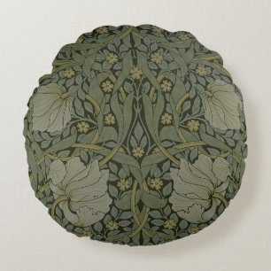 'Pimpernel' wallpaper design, 1876 2 Round Cushion