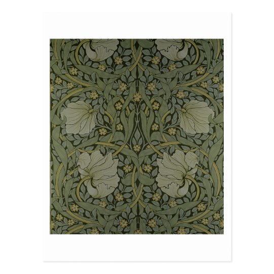 'Pimpernel' wallpaper design, 1876 Postcard