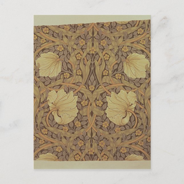 'Pimpernel' wallpaper design, 1876 Postcard (Front)