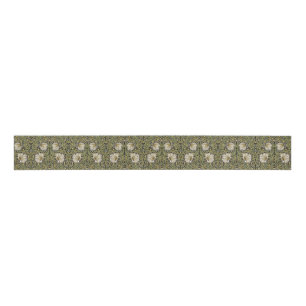 Pimpernel William Morris -SAGE Olive Grosgrain Rib Ribbon