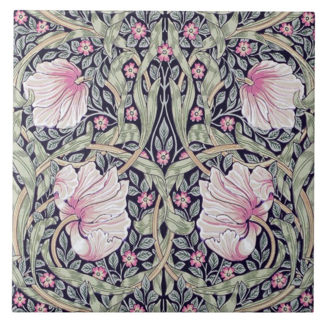 Pimpernel, William Morris Tile (Front)