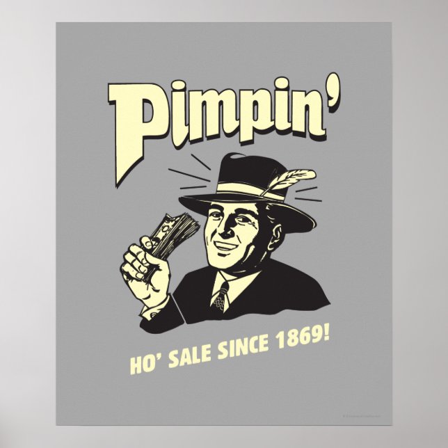 Pimpin': Ho Sale Poster (Front)