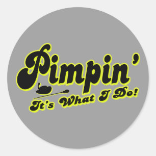 Pimpin' Sticker