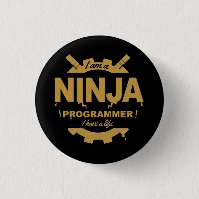 pin button programmer - i am a ninja (Front)