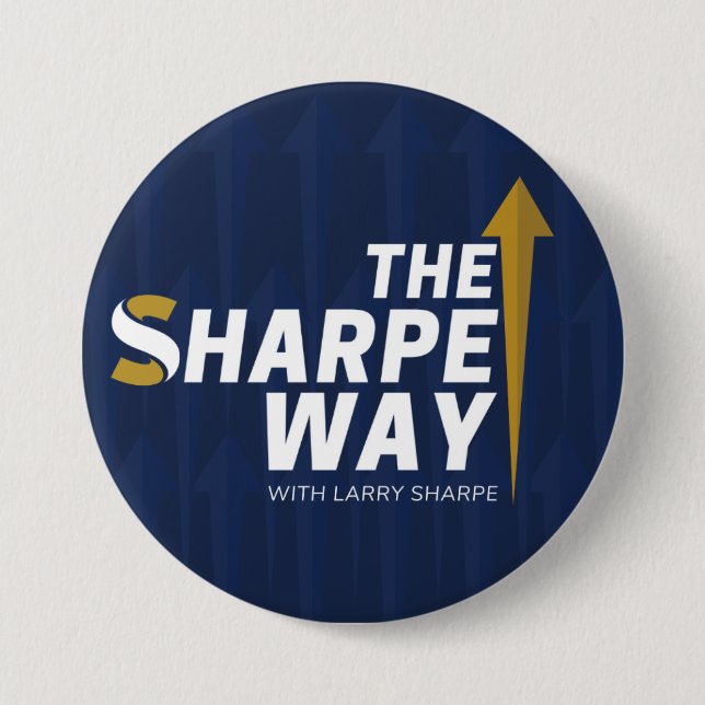 Pin/Button - Sharpe Way 7.5 Cm Round Badge (Front)