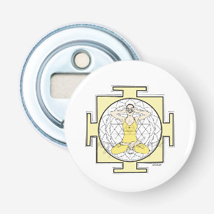 Pin mit spirituellem Design Bottle Opener