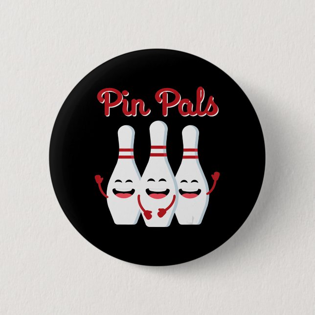 Pin Pals Cute Bowling  For Men Women And Kids (Front)