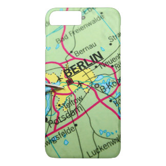 Pin placed on map in Berlin, Germany iPhone 8 Plus/7 Plus Case