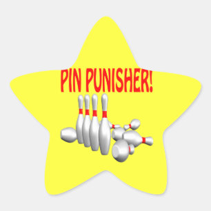Pin Punisher Star Sticker
