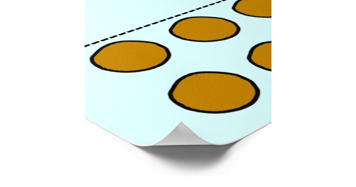 Pin the Pepperoni on the Pizza Game Poster | Zazzle