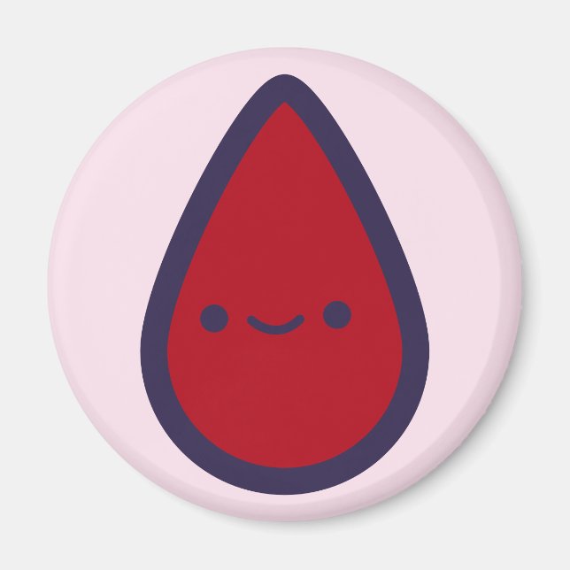 Pin the Period on the Pad Pink Party Game Piece Magnet (Front)