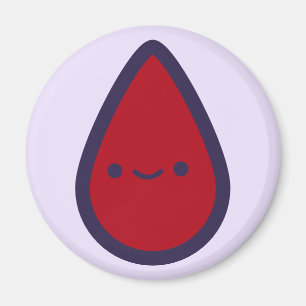 Pin the Period on the Pad Purple Party Game Piece Magnet