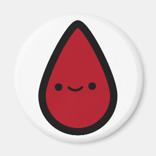 Pin the Period on the Pad Red Party Game Piece Magnet