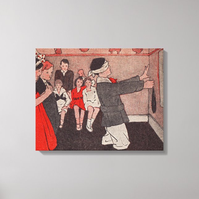 Pin the tail Donkey Canvas Print (Front)