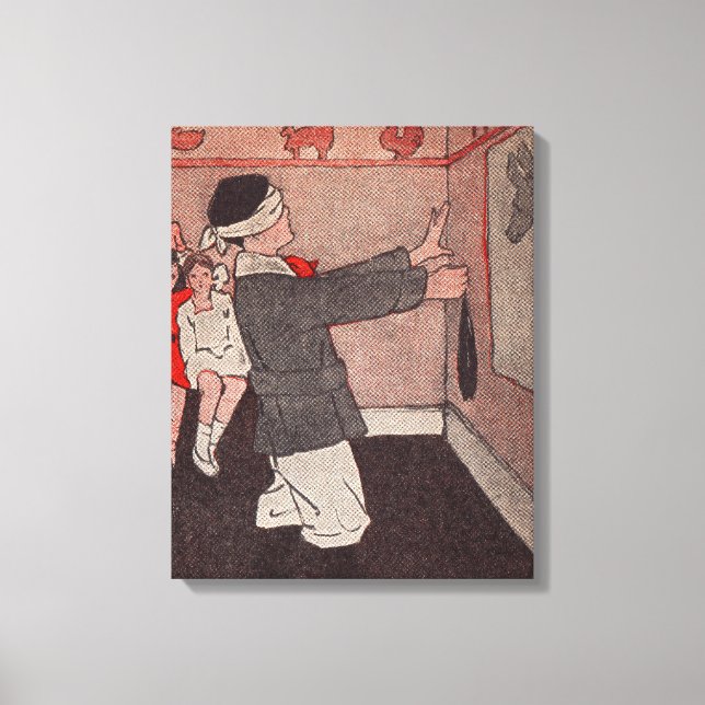 Pin the tail Donkey Canvas Print (Front)