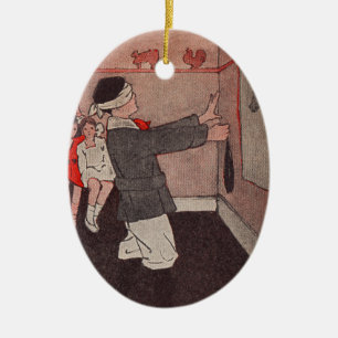 Pin the tail Donkey Ceramic Tree Decoration