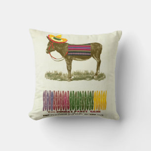 Pin the tail on the Donkey Cushion